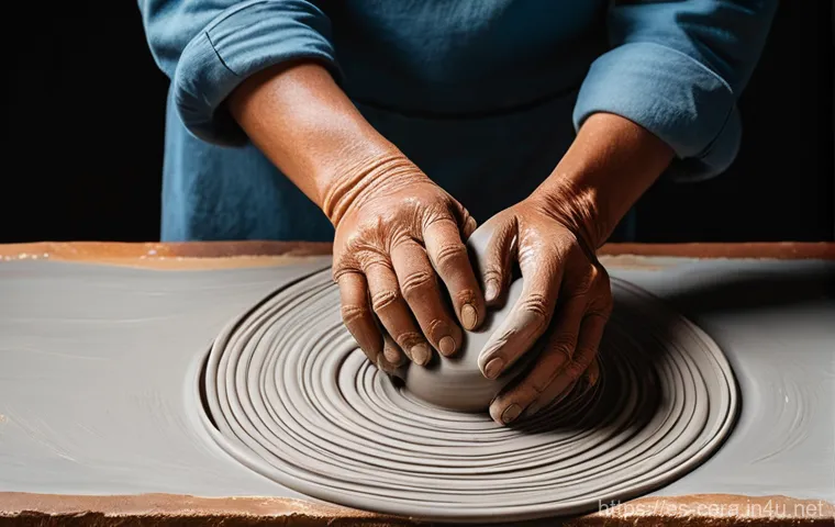 세라믹 분야 자격취득 방법 - **Prompt 2: "A vibrant and inviting scene at an upscale artisanal market stall, showcasing a diverse...